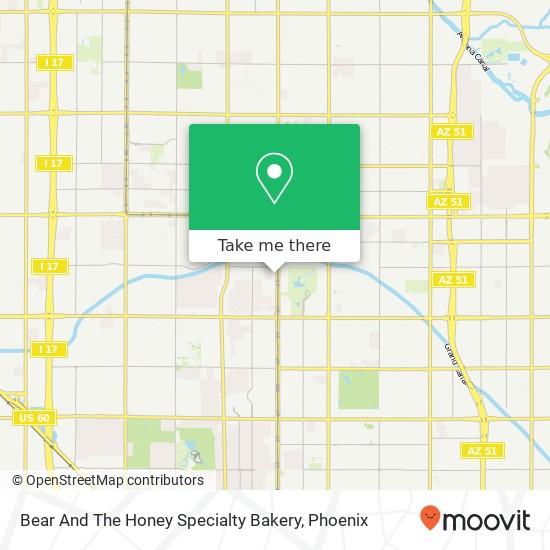 Bear And The Honey Specialty Bakery map