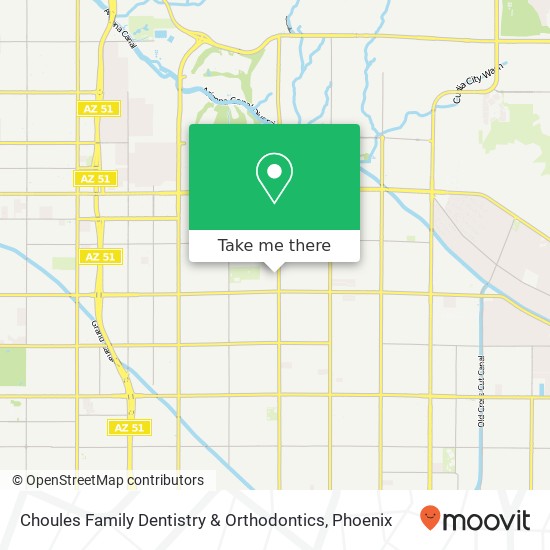 Mapa de Choules Family Dentistry & Orthodontics