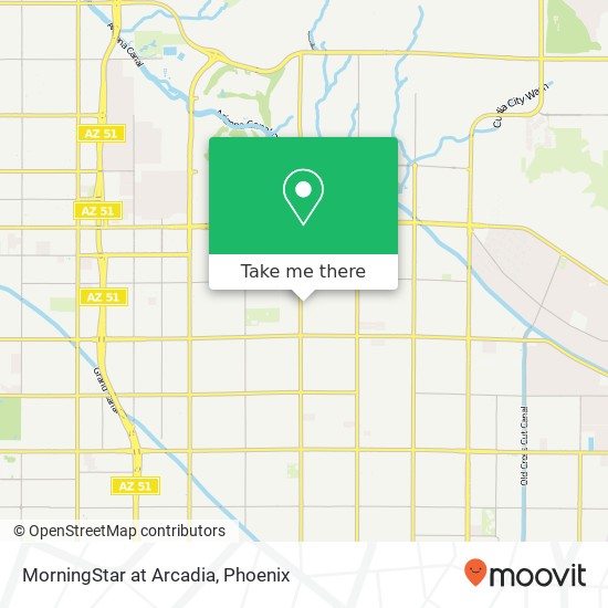 MorningStar at Arcadia map