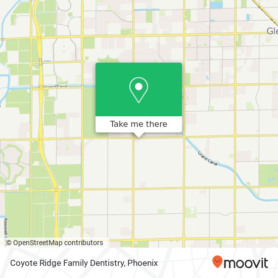 Coyote Ridge Family Dentistry map