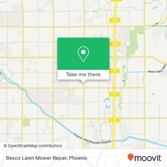 Besco Lawn Mower Repair map