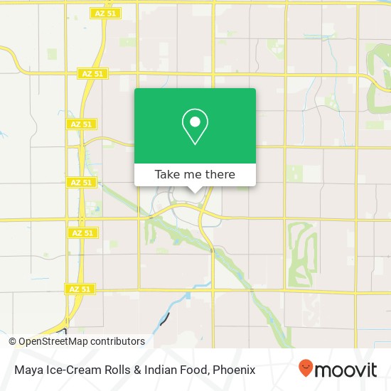 Maya Ice-Cream Rolls & Indian Food map