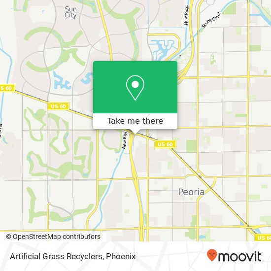 Artificial Grass Recyclers map