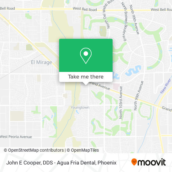 John E Cooper, DDS - Agua Fria Dental map