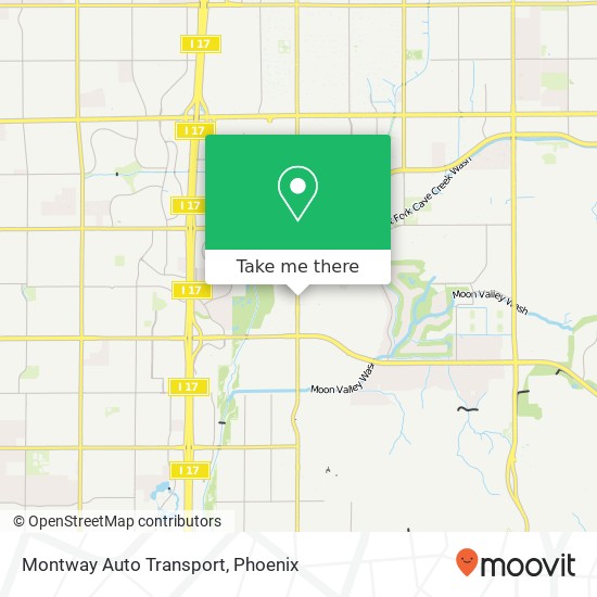 Mapa de Montway Auto Transport