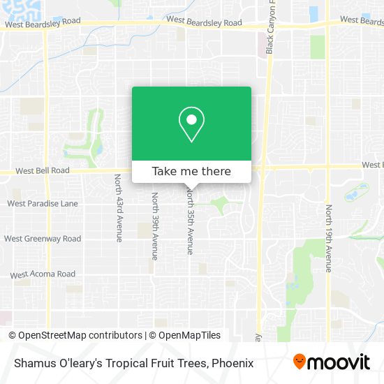 Shamus O'leary's Tropical Fruit Trees map