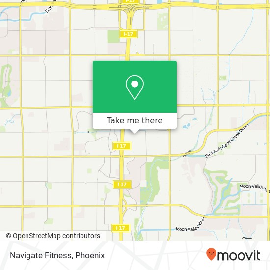 Navigate Fitness map