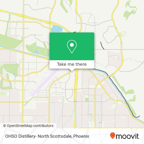 OHSO Distillery- North Scottsdale map
