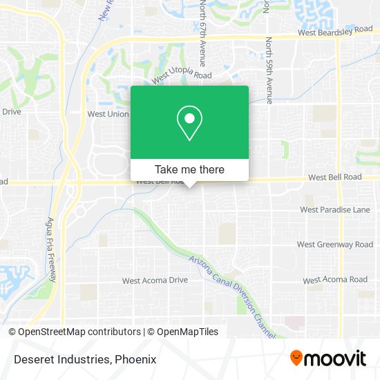Mapa de Deseret Industries