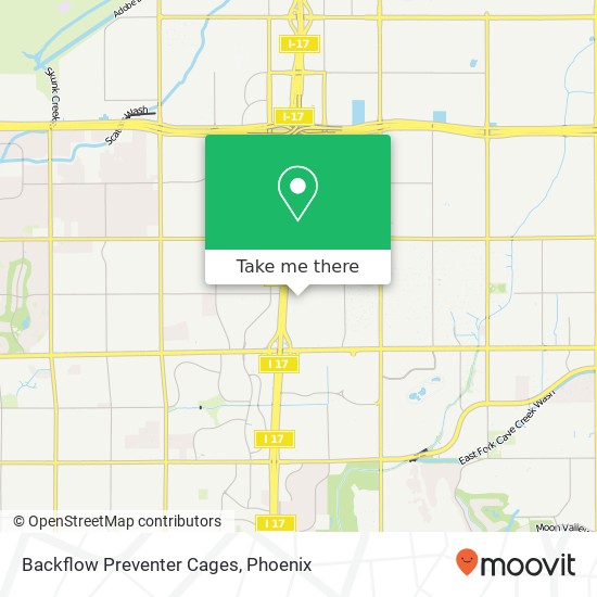 Backflow Preventer Cages map