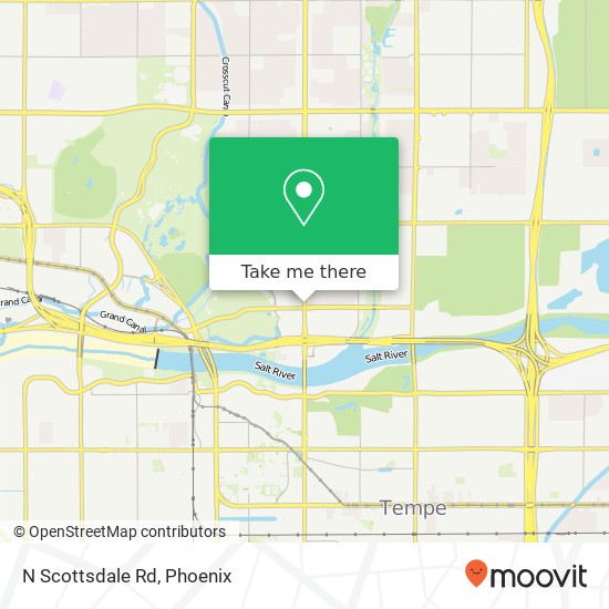 N Scottsdale Rd map