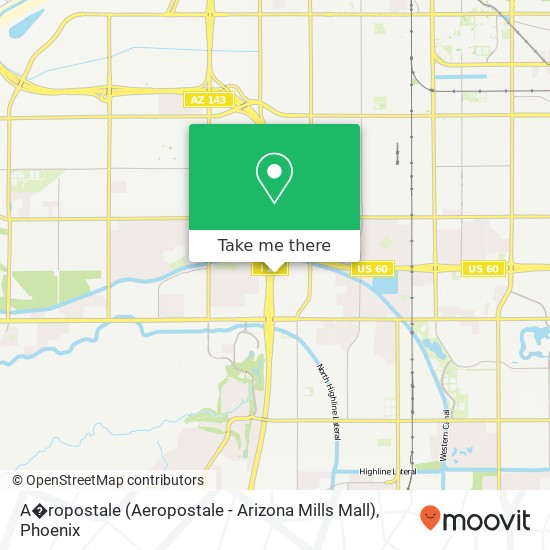 A�ropostale (Aeropostale - Arizona Mills Mall) map