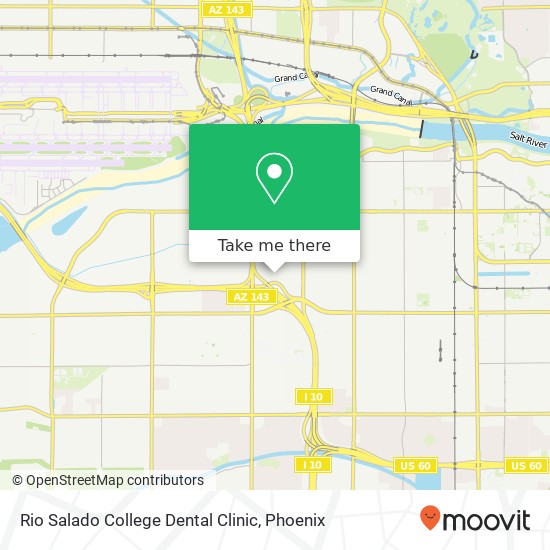 Rio Salado College Dental Clinic map