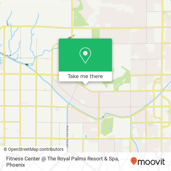 Mapa de Fitness Center @ The Royal Palms Resort & Spa