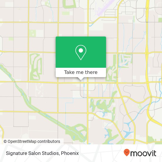 Signature Salon Studios map