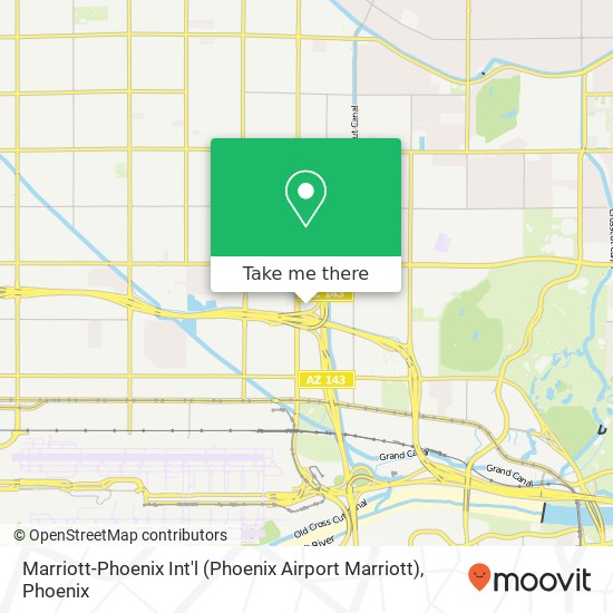 Mapa de Marriott-Phoenix Int'l (Phoenix Airport Marriott)