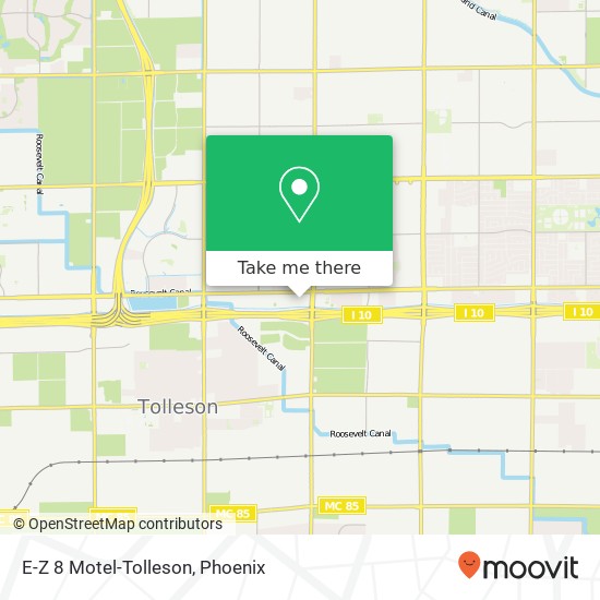Mapa de E-Z 8 Motel-Tolleson