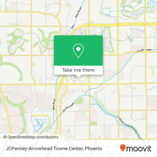 JCPenney-Arrowhead Towne Center map