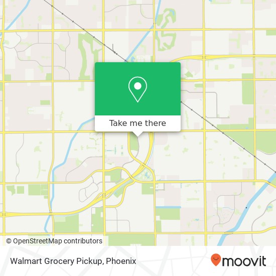 Mapa de Walmart Grocery Pickup