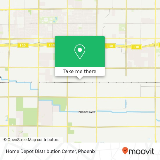 Home Depot Distribution Center map