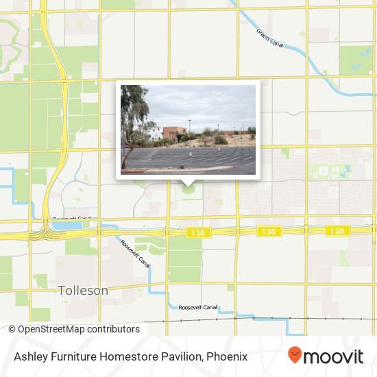 Ashley Furniture Homestore Pavilion map