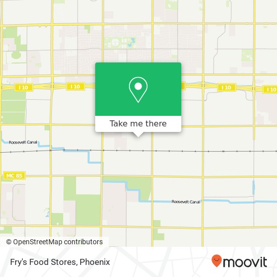 Mapa de Fry's Food Stores