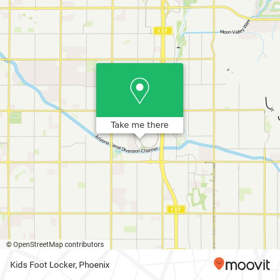 Kids Foot Locker map