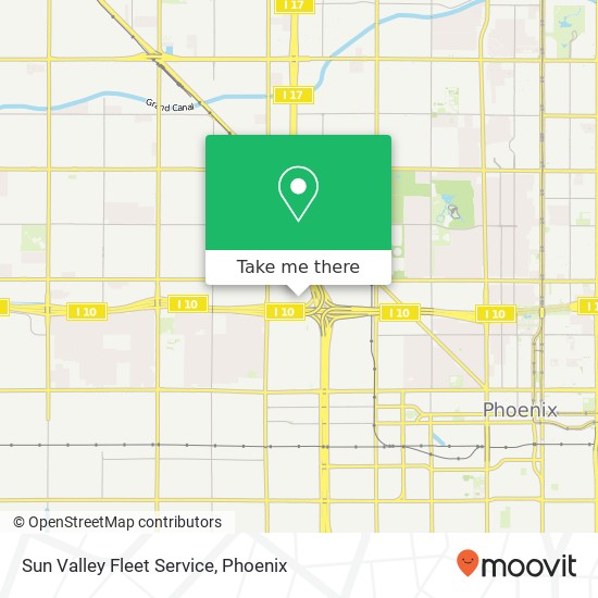 Mapa de Sun Valley Fleet Service