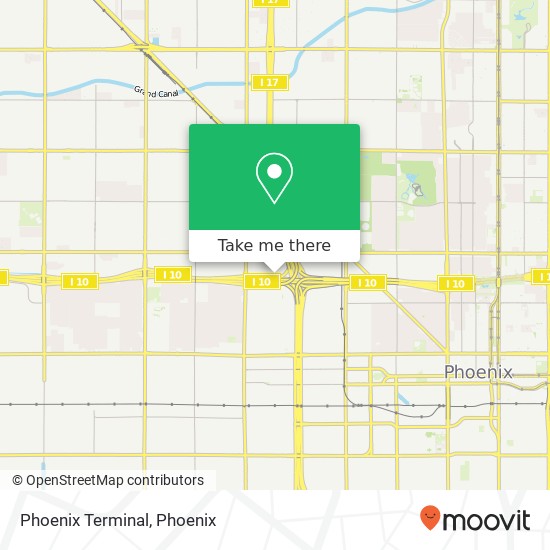 Phoenix Terminal map