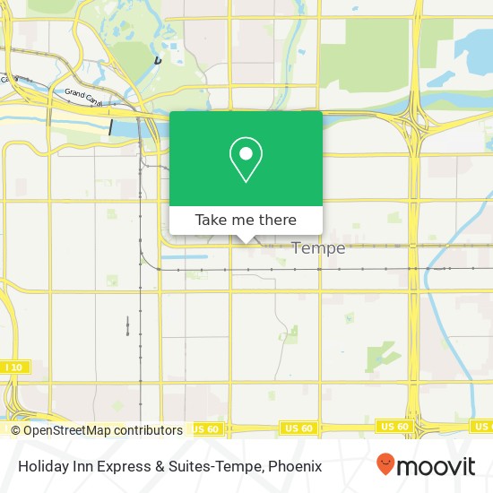 Holiday Inn Express & Suites-Tempe map