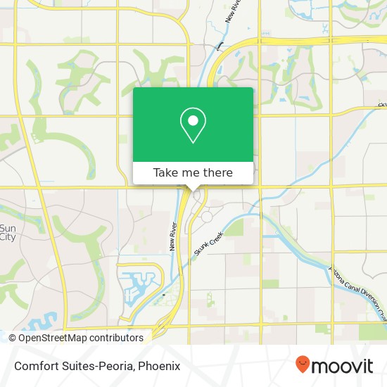 Comfort Suites-Peoria map