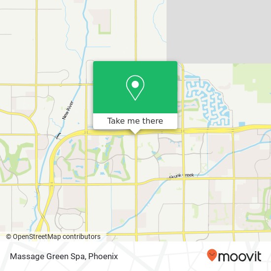 Massage Green Spa map