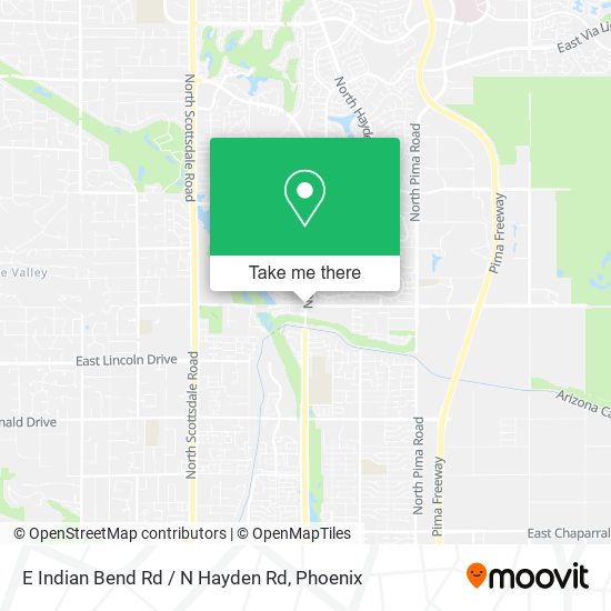 Mapa de E Indian Bend Rd / N Hayden Rd