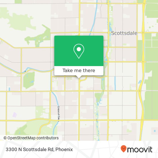 Mapa de 3300 N Scottsdale Rd