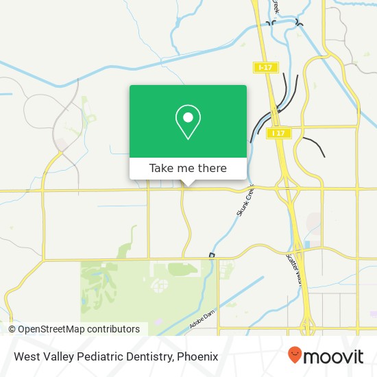 West Valley Pediatric Dentistry map