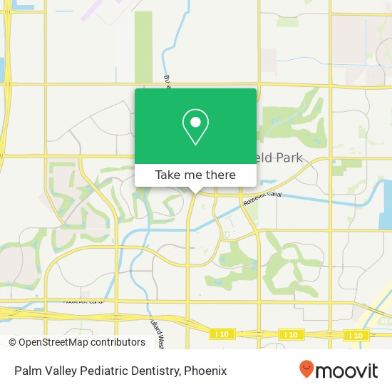 Palm Valley Pediatric Dentistry map