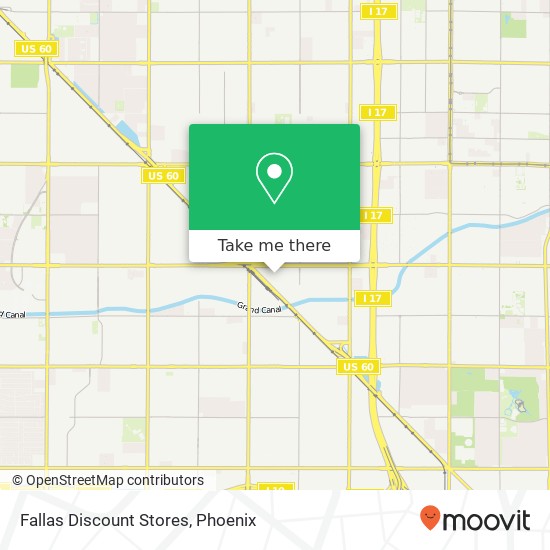Fallas Discount Stores map