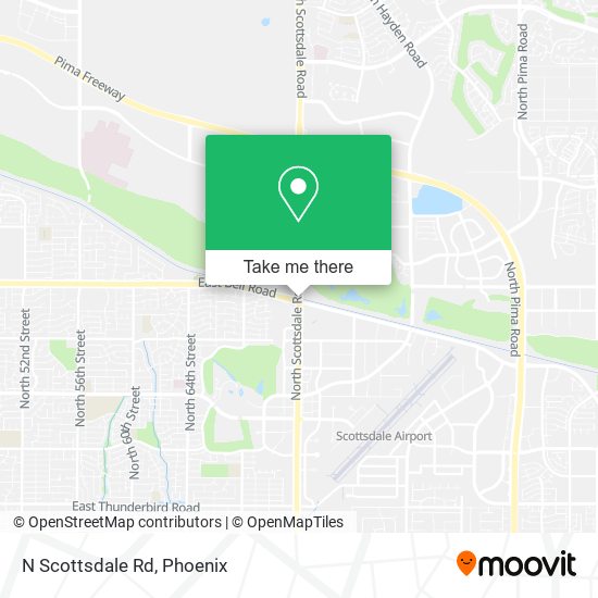 N Scottsdale Rd map