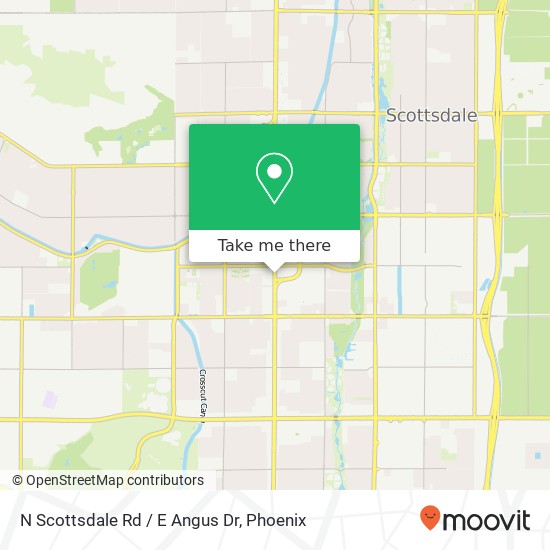 N Scottsdale Rd / E Angus Dr map