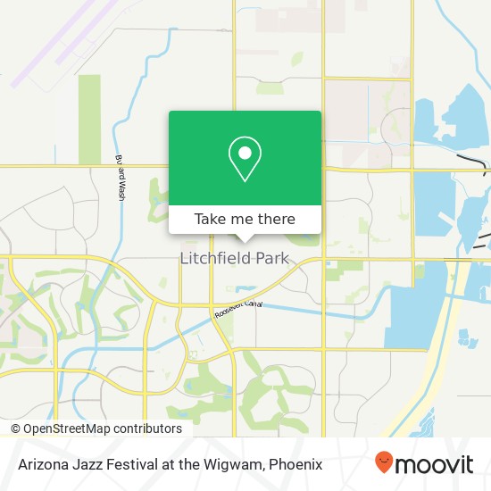 Mapa de Arizona Jazz Festival at the Wigwam