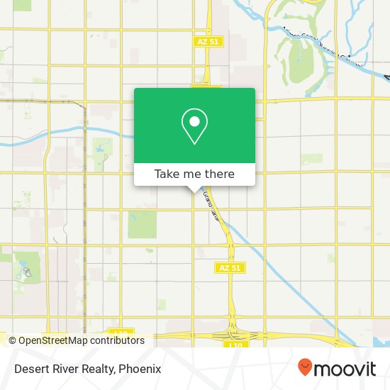 Desert River Realty map