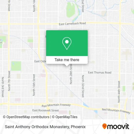 Saint Anthony Orthodox Monastery map