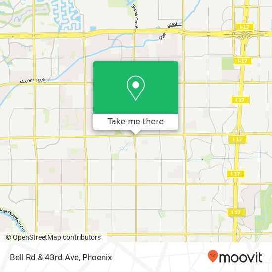 Bell Rd & 43rd Ave map