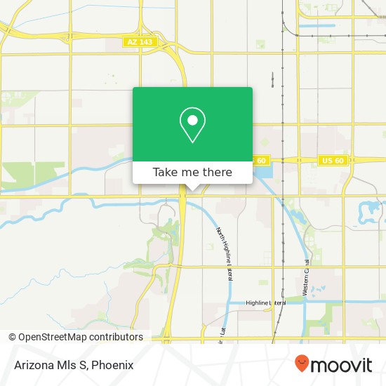 Arizona Mls S map