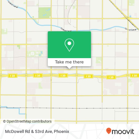 McDowell Rd & 53rd Ave map