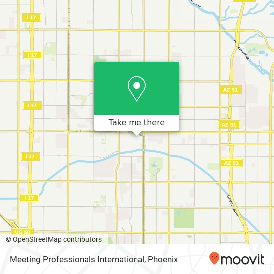Mapa de Meeting Professionals International