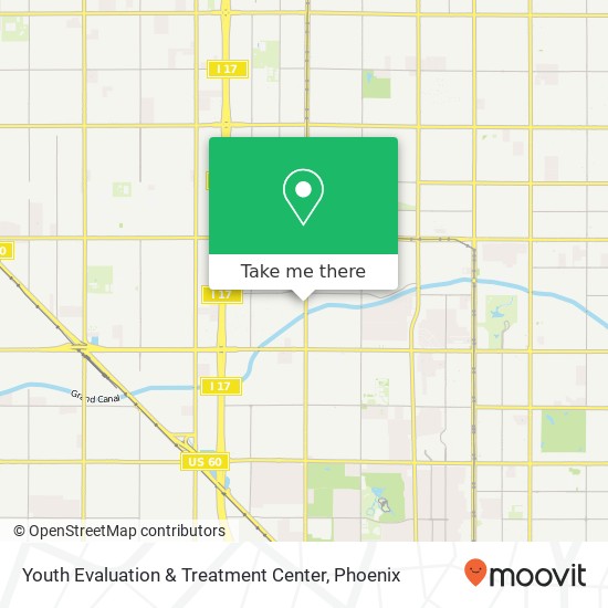 Youth Evaluation & Treatment Center map