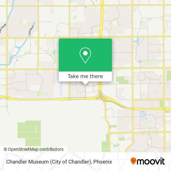 Mapa de Chandler Museum (City of Chandler)