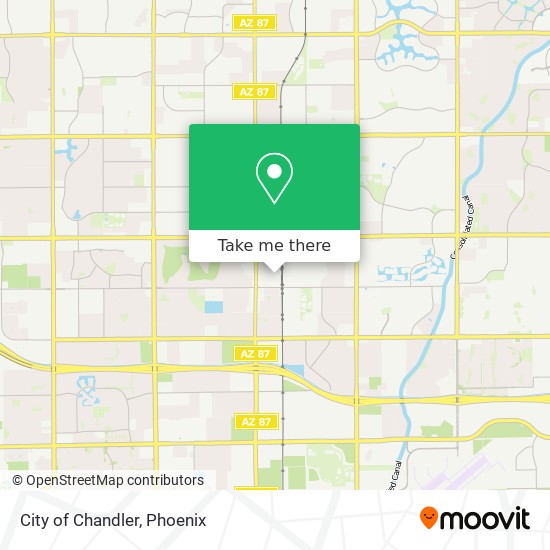 City of Chandler map