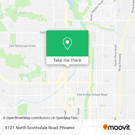 5101 North Scottsdale Road map